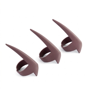 Wholesale Professional Stainless Steel Hair Parting Finger Separator Hook Needles Tool Easy <b>Nail</b> Design for Hair <b>Extensions</b> - Product Image 1