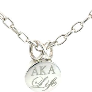 Collier Pendentif Rond Infini AKA Life, Bijou Plaqué Or Élégant pour Femme, Accessoire de Mode de Luxe Symbole d'Élégance - Product Image 1