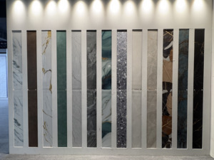 Azulejos de porcelana esmaltada de aspecto estético de 600x1200 mm, color gris Dior, acabado con efecto de tallado sin fin, grado A+, azulejos de 60x120 cm para pared y suelo. - Product Image 6