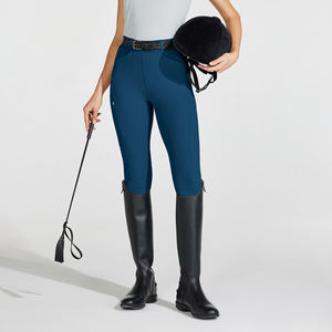 Pantalones de Montar a Caballo de Primera Calidad con Agarre Completo en los Asientos, Pantalones de Equitación de Cintura Alta para Mujer con Bolsillos Laterales - Product Image 3
