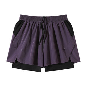 Premium <b>Men</b>’s Running Double <b>Shorts</b> Sweat-Wicking Gym <b>Shorts</b> with <b>Compression</b> Inner Layer - Product Image 4