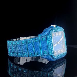 Fournisseur professionnel de montres en alliage avec diamant cultivé en laboratoire, carré 40 mm, pour hommes et cadeaux, prix d'usine, provenance Inde, style antique - Product Image 5