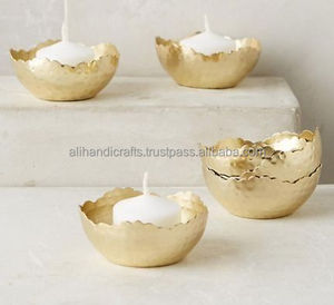 Ginko Leaf Metal <b>Tealight</b> Plate Stand - Heat-Resistant Tabletop <b>Tealight</b> <b>Holder</b> for Commercial Hospitality Chains - Product Image 6