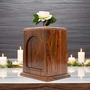 Ataúdes de madera dura de gama alta Premium internacional Exportación de ataúdes personalizados Urnas funerarias Directo del proveedor de suministros funerarios - Product Image 5