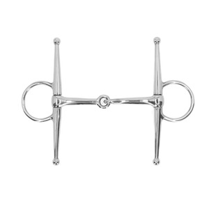 Bocado de acero inoxidable con anillo suelto y rodillo de cobre para entrenamiento y equitación - Product Image 4