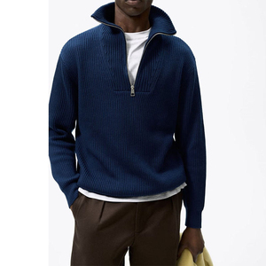 Suéter de Punto de Lana Merino Suave con Encaje, Unisex, Cuello Redondo, Manga Larga, para Invierno, Venta Directa de Fábrica, Mayorista - Product Image 2