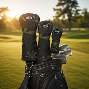 Lightweight Protective Classic Leather <b>Golf</b> Head Cover Simple Design Soft Material For Everyday Use Pu Leather <b>Golf</b> Head Covers - Product Image 6