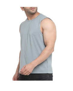 Camiseta sin Mangas Premium para Hombre, Chaleco Deportivo de Algodón, Ajuste Musculoso, Ropa de Entrenamiento, Fitness, Logotipo Personalizado, Muestra Disponible - Product Image 2