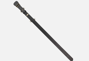 Genuine Leather Sam Browne Black Belt with Crossover Shoulder Strap – Classic Uniform Style - Product Image 5