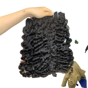 Tissage de cheveux bruts d'un donneur. Vente en gros de cheveux vierges indiens Body Wave Meilleure vente de cheveux 100% humains non traités d'Inde - Product Image 1