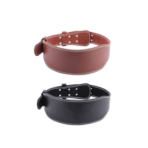 Professional Protection Heavy Duty Cowhide Weightlifting Gym Belt-Adjustable Non-Slip Breathable <b>Back</b> <b>Support</b> for Body Training - Product Image 3