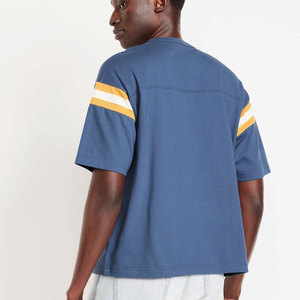 T-shirts amples pour hommes, col rond, basiques, décontractés, en coton de haute qualité, vente en gros - Product Image 5