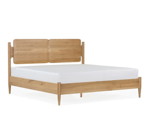 โครงเตียงไม้สักแท้สไตล์มินิมอล สแกนดิเนเวียน เฟอร์นิเจอร์ห้องนอนทันสมัย ขนาดคิงไซส์ รับประกัน 3 ปี เป็นมิตรกับสิ่งแวดล้อม - Product Image 1