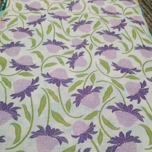 Tissu en lin imprimé numérique léger de qualité supérieure 120 GSM pour la couture et la confection de vêtements - Product Image 1