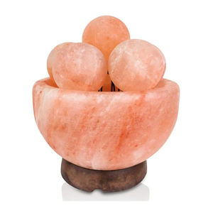 Lámpara de Sal Rosa del Himalaya Natural, Bolas Talladas en Forma de Cuenco, Estilo Romántico, Decoración para el Hogar, Tamaños 1-2kg 2-3kg - Product Image 2