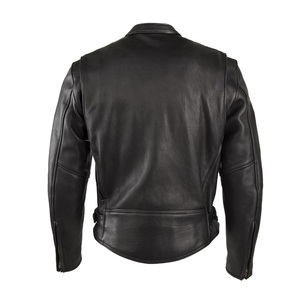 Veste de moto sur mesure disponible en gros, entièrement personnalisable, respirante, en cuir véritable. - Product Image 4