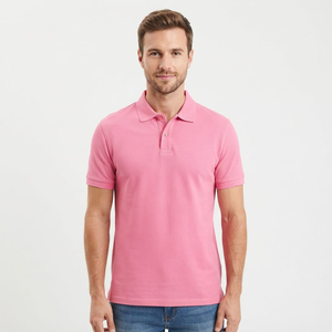Polo pour homme, coupe confortable, manches courtes, col classique, décontracté, pour l'été, les sports de plein air, le quotidien, noir, doux, élégant - Product Image 5