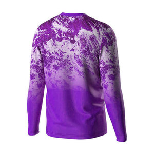 T-shirt de pêche pour homme, qualité supérieure durable, 100 % polyester respirant, impression personnalisée - Product Image 4