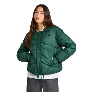 Chaqueta Acolchada de Lona Tejida de Invierno para Mujer, Personalizada, Transpirable, Tallas Grandes, Suministro al por Mayor - Product Image 1