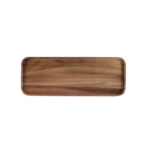 Wholesale Minimalist Oval Wooden Serving Dish Eco-Friendly Wooden Platter Custom <b>Solid</b> <b>Wood</b> <b>Desk</b> Organizer For Home Hotels Usage - Product Image 2