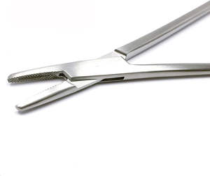 Kit d'opération chirurgicale vétérinaire CJH, porte-aiguille en acier inoxydable, forceps de ponction, à usage manuel par SurgiRight - Product Image 2