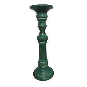 Porte-bougie artisanal en fer de luxe, unique et polyvalent, décoration rustique classique pour la maison, centre de table pour salle à manger et salon - Product Image 5