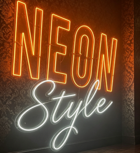 Enseigne néon LED en cristal personnalisée, étanche IP67, imprimée UV, pour extérieur, à fixer au mur, pour les fêtes - Product Image 3