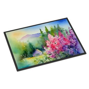 Idaho Syringa trong màu nước không trượt thảm chùi chân 24h x 36W trong nhà ngoài trời lối vào thảm có thể giặt thấp đống cửa trước mat - Product Image 1