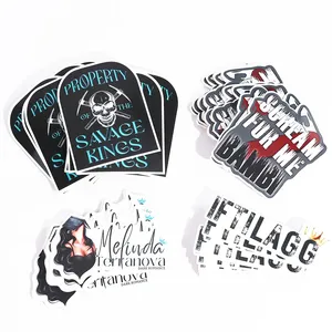 Custom Die Cut Waterproof Vinyl <b>Stickers</b> <b>Personalized</b> Logo <b>Labels</b> Cartoon Design BOPP Material - Product Image 1