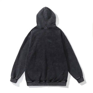 เสื้อฮู้ดดี้ผู้ชายสไตล์วินเทจ ล้างสีแบบแอซิดวอช คุณภาพสูง กันยับ ราคาสมเหตุสมผล กำลังเป็นที่นิยม น้ำหนักเบา - Product Image 2