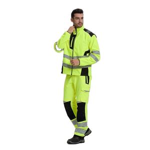 Nouvelle combinaison de travail haute visibilité pour hommes 2026, uniforme de sécurité réfléchissant, fournisseur d'usine OEM à marque privée - Product Image 3