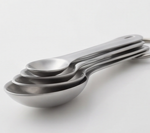 Premium Stainless Steel Measuring <b>Spoons</b> Set With <b>Ring</b> Holder For Precise Cooking And Baking Elegant Measuring Tool - Product Image 2