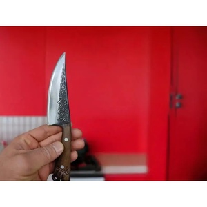 มีดเหล็กกล้าคาร์บอนสูงคุณภาพสูง ตีขึ้นรูปด้วยมือ สไตล์โบราณยุคกลาง ด้ามจับเต็มด้าม พร้อมปลอกหนัง - Product Image 2