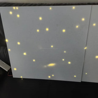 Carrelage de plafond en Fiber optique arc-en-ciel, avec télécommande RF, pour le tir de lune et des étoiles en chute