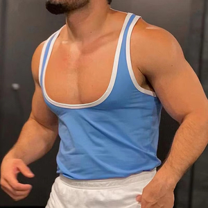 Camisetas sin mangas ajustadas de verano para hombre, de nueva calidad profesional, populares para el gimnasio, ropa deportiva sin mangas, a la moda, de ajuste perfecto, último diseño. - Product Image 5