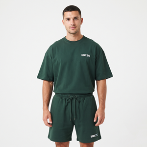 Conjunto Deportivo de Verano para Hombre, Ropa Deportiva Informal para Gimnasio, Top y Pantalones Cortos, Conjunto de 2 Piezas, Venta al Por Mayor, Logotipo Personalizado, Traje de Camiseta para Hombre - Product Image 1