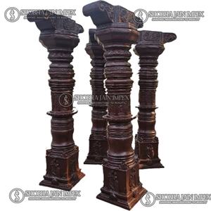 Pilar Tradicional de Fibra Dorada para Decoración de Bodas, Uso Interior/Exterior, Entrega Rápida, Shobha Jain Impex Delhi India - Product Image 2