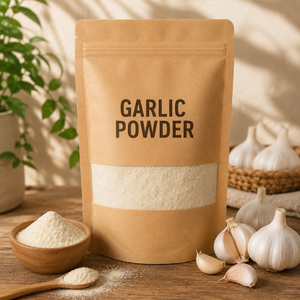 Poudre d'ail de qualité supérieure |   Assaisonnement déshydraté naturel concentré à 99 % de qualité alimentaire pour la cuisson, la pâtisserie et les applications culinaires - Exportation - Product Image 4
