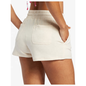 Shorts Bermuda de Algodón Transpirable de Alta Calidad para Mujer, con Logotipo Personalizado y Detalle de Lazo, Ropa Casual - Product Image 3