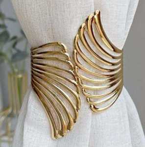 Sujetadores de Cortinas de Latón, Modernos y Resistentes, Ganchos para Cortinas, Decoración del Hogar, Marca ARTISAN CRAFT, Tamaño Personalizable - Product Image 1