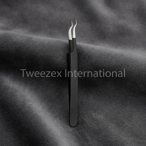 Pinzas Antiestáticas de Precisión Personalizables, Pinzas de Punta Fina de Acero de Alta Calidad para Extensión de Pestañas, Uso en Salón - Product Image 4