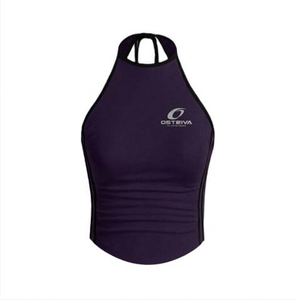 Wholesale Rate Custom Women's Knitted Tank <b>Tops</b> 100% Polyester Solid Regular Fit Casual Sleeveless Heat-Transfer Printed - Product Image 2