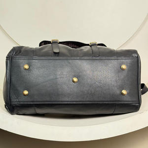 Bagages de nuit en cuir de vachette personnalisé sac de week-end en cuir pleine fleur avec compartiment à chaussures sac de voyage en cuir véritable pour hommes - Product Image 5