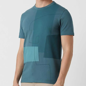 T-shirt homme uni 100% coton, tissu tricoté de haute qualité, séchage rapide, en vente - Product Image 4