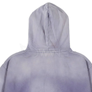 เสื้อฮู้ดดี้แบบสั่งทำพิเศษปี 2026 ผ้าคอตตอน 100% คุณภาพสูง สีซีดแบบซันเฟด ราคาถูกสำหรับขายออนไลน์ - Product Image 4