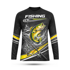 Men Breathable Quick Dry UPF 50 Sublimation Polyester Customizable Printed Pullover Long Sleeve Winter Anti-Bacterial <b>Patchwork</b> - Product Image 6