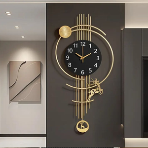 Horloge murale créative noire en forme de note de musique pour les amateurs de mélodies. Design de silhouette artistique disponible à prix de gros. - Product Image 3