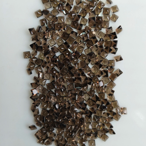 ควอตซ์สโมคกี้ธรรมชาติ 4 มม. ทรงสี่เหลี่ยมเจ้าหญิงคัท คุณภาพดีที่สุด พลอยเม็ดเดี่ยวสำหรับทำเครื่องประดับและสร้อยคอ - Product Image 2