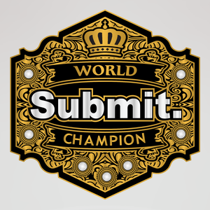 World Summit Champion Wrestling Championship Belt Gold Crown Design <b>Metal</b> <b>Plate</b> Silver Emblem Cloth Strap Huzaim Elite Sports - Product Image 2