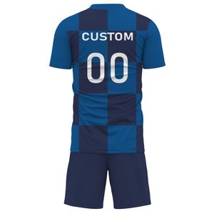 Maillot de football personnalisé gratuit, nouveau design, qualité supérieure, transfert thermique, uniforme d'équipe de football, respirant, anti-humidité, entraînement, pour hommes - Product Image 3